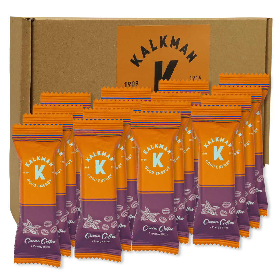 ENERGY BITES CACAO COFFEE DUOPACK - 32 stuks, gratis geleverd door je brievenbus.