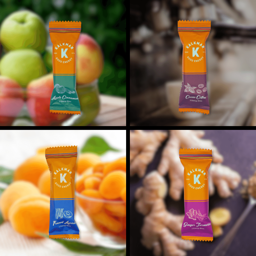 Kalkman duopack energierepen voor lange trainingssessies met 100% natuurlijke ingrediënten