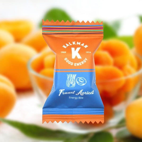 Kalkman energiereep Venkel Abrikoos met verse abrikozen