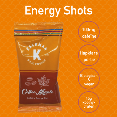 ENERGY CAFFEINE SHOTS COFFEE MAPLE - Box of 28, with free delivery