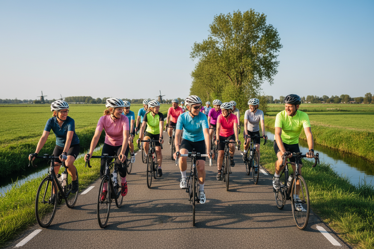 too much racing,social ride is more social,not competitive