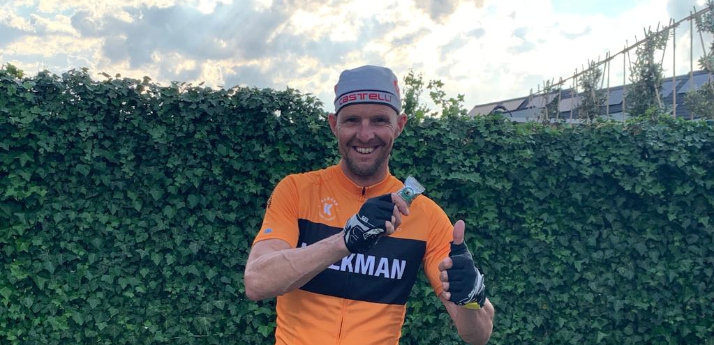 Wat als je noodgedwongen je eetpatroon moet aanpassen, ook op  de fiets!