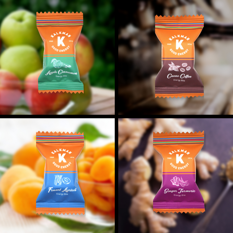 ENERGY BITES VARIETY PACK - Box of 28, 4 flavours, delivered free (NL)
