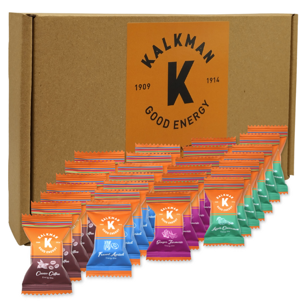 ENERGY BITES MIX PAKKET - 28 stuks, 4 smaken, gratis geleverd door je brievenbus.