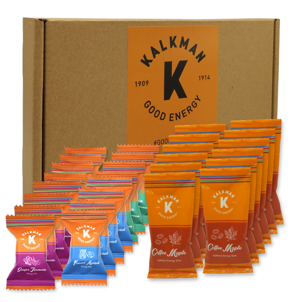 ENERGY MIX PAKKET - 16 Energy Bites en 12 Energy Shots gratis geleverd door je brievenbus.
